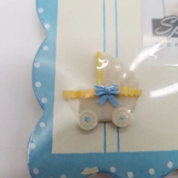 Special Moments Blue Wooden Baby Picture Photo Frame Factory Sealed New - Picture 4 of 6